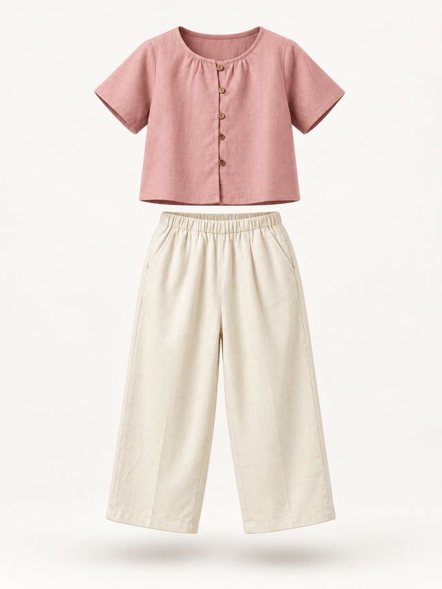 Set Girls Poppy Glow Peach — tampilan lain
