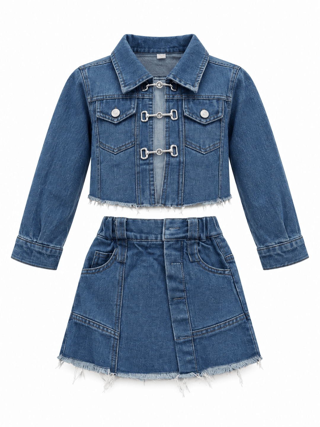 Set Girl Twirl Azure Skirt
