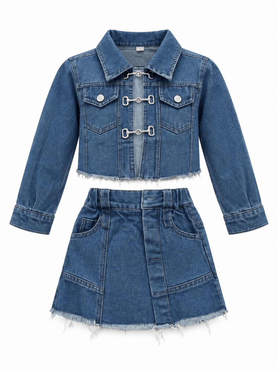 Set Girl Twirl Azure Skirt