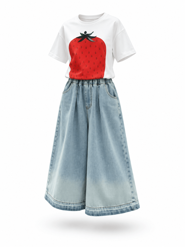 Set Girls Cherry Chams Pocket — tampilan lain