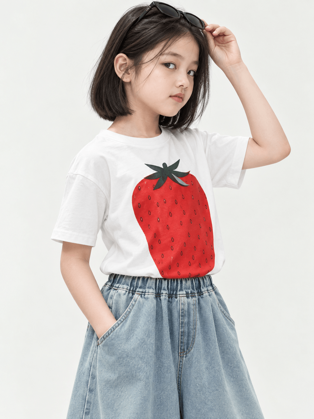 Set Girls Cherry Chams Pocket