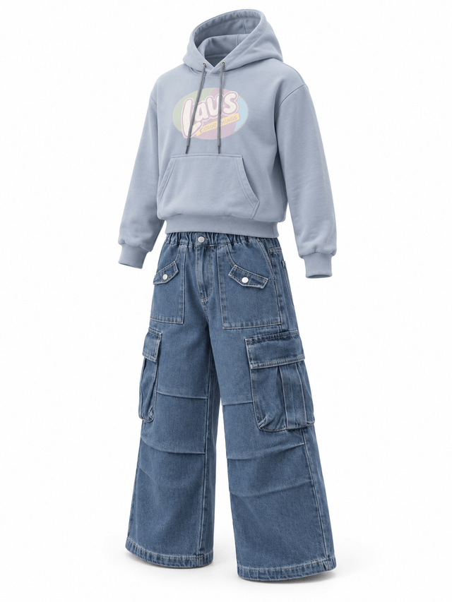 Set Hoodie Modern Boyish — tampilan lain