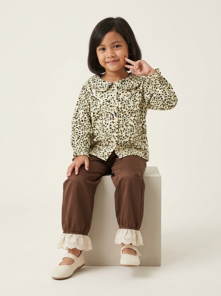 Set Girl Cottage Earth Tone
