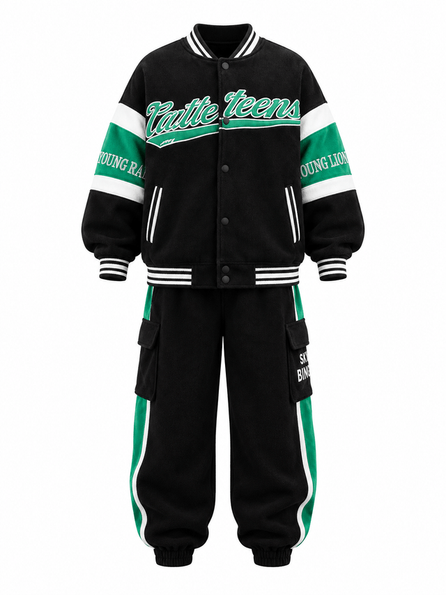 Set Boys Athletic Fleece Simple Activewear