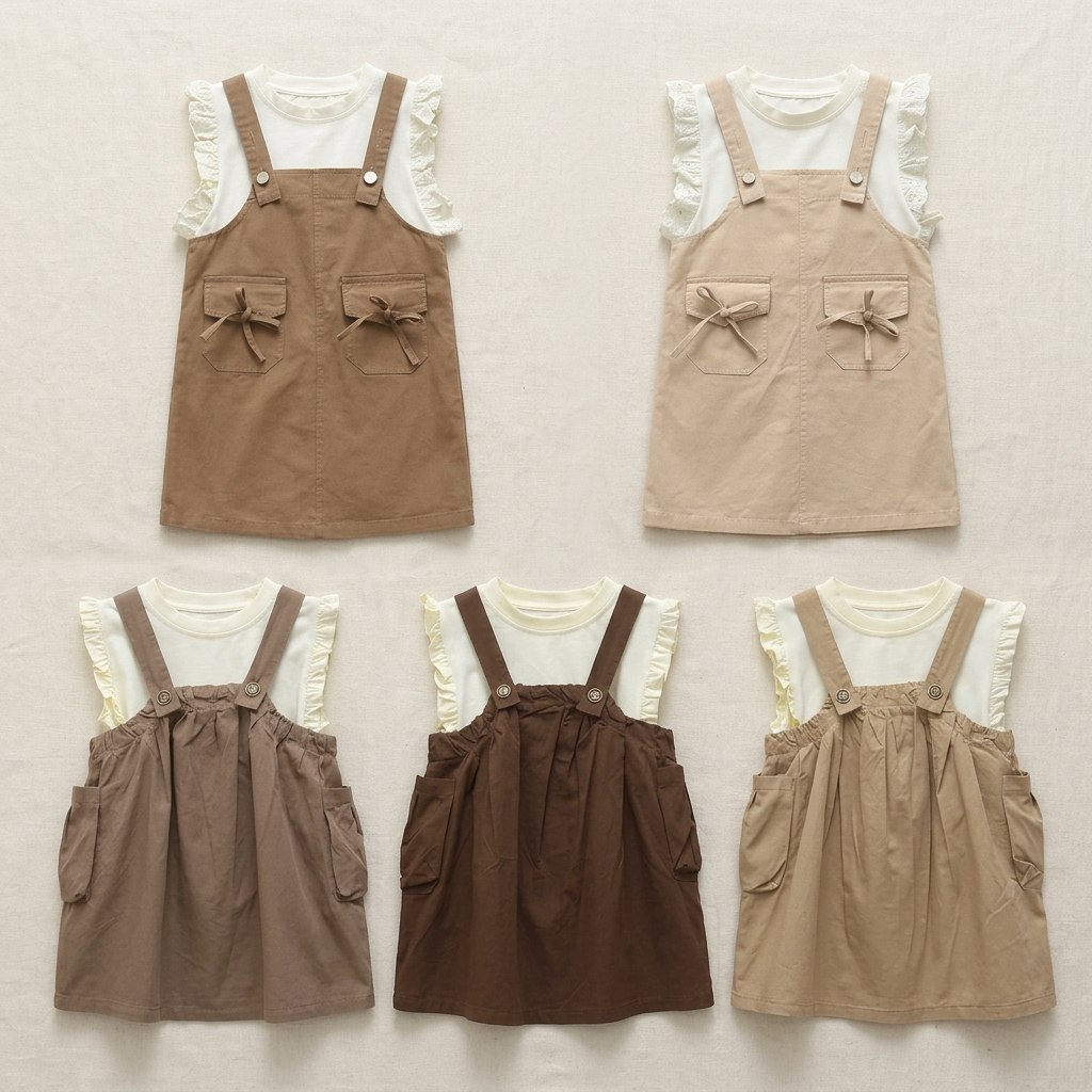 DRESS APRICOT RUFFLE - Foto 2