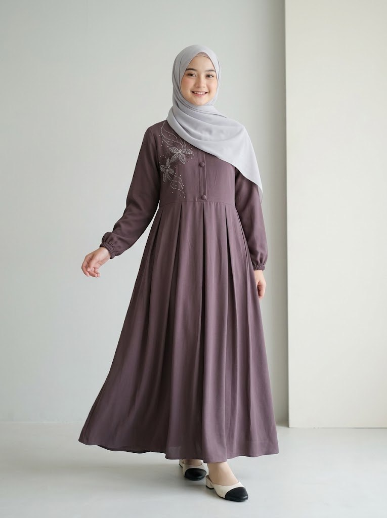 DRESS CHERRY PEBBLE