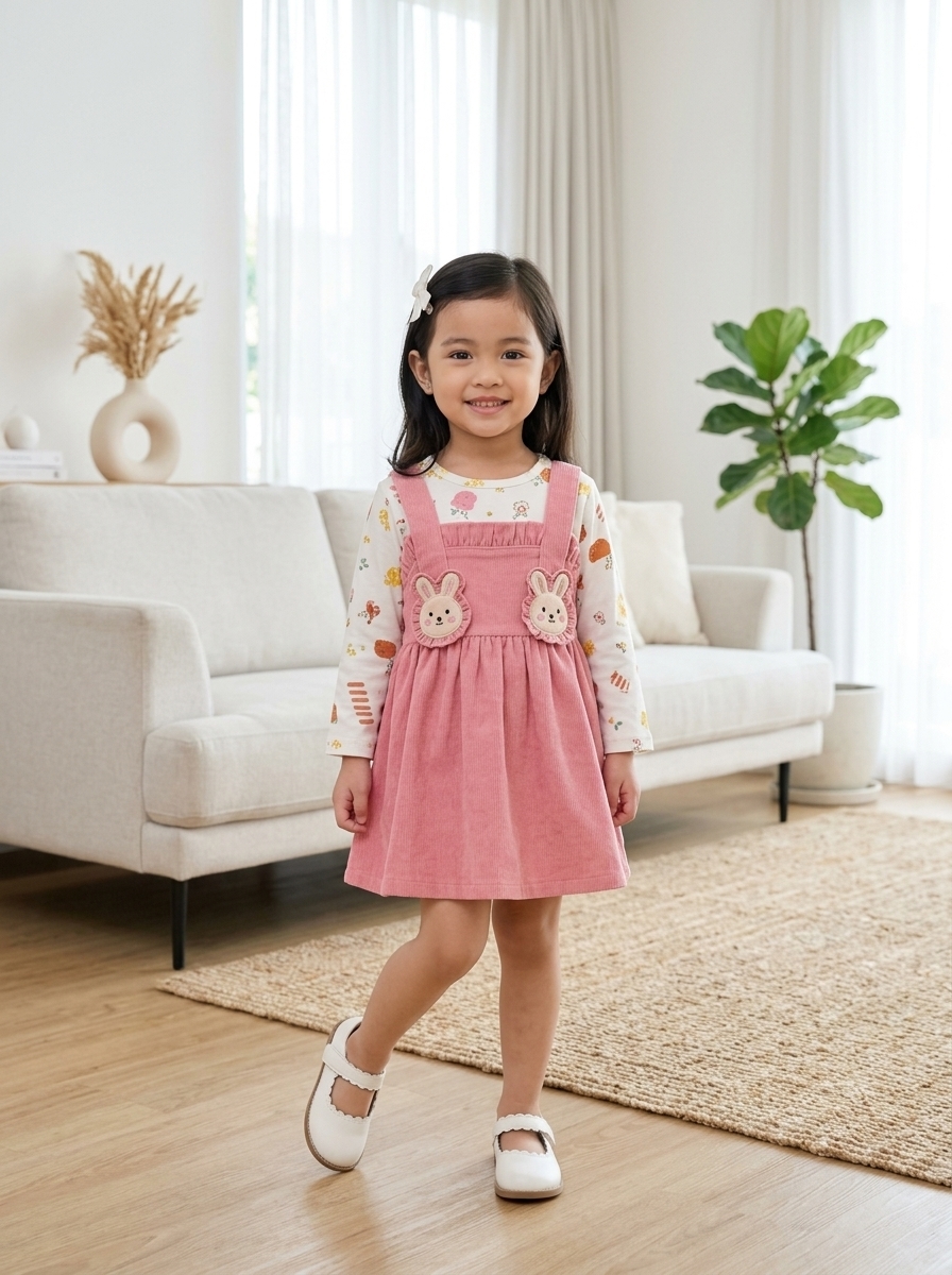DRESS DAISY VELVET