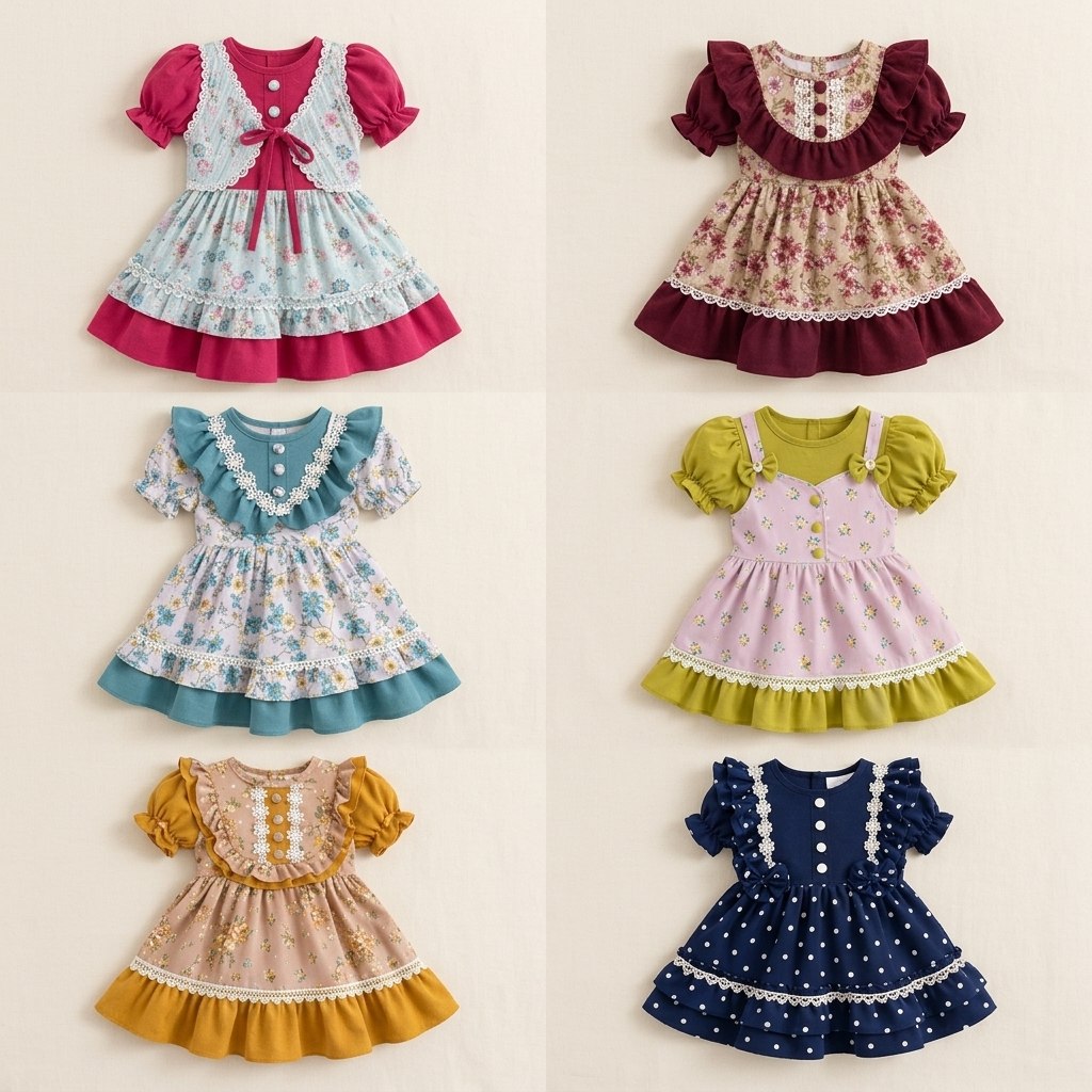 DRESS FLORAL RIBBON β tampilan lain