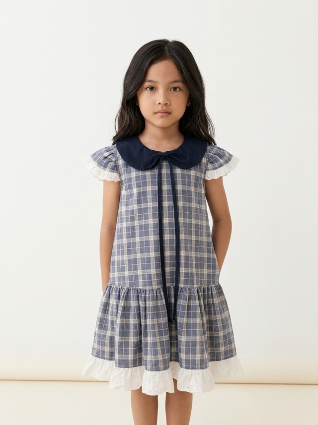 Dress Girl Alice Plaid Tart โ tampilan lain