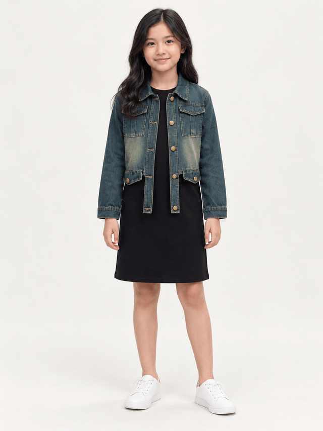 Dress Girl Casual Slim Moon โ tampilan lain