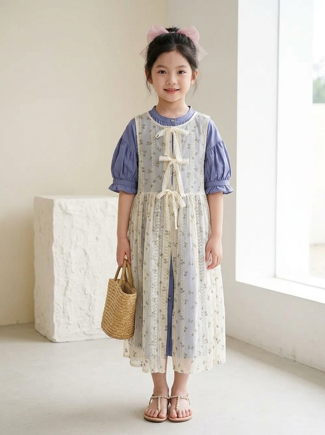 Dress Girl Chic Blossom Lifestyle — tampilan lain