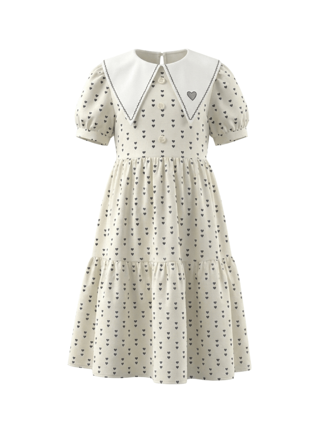 Dress Girl Mini Blue Love