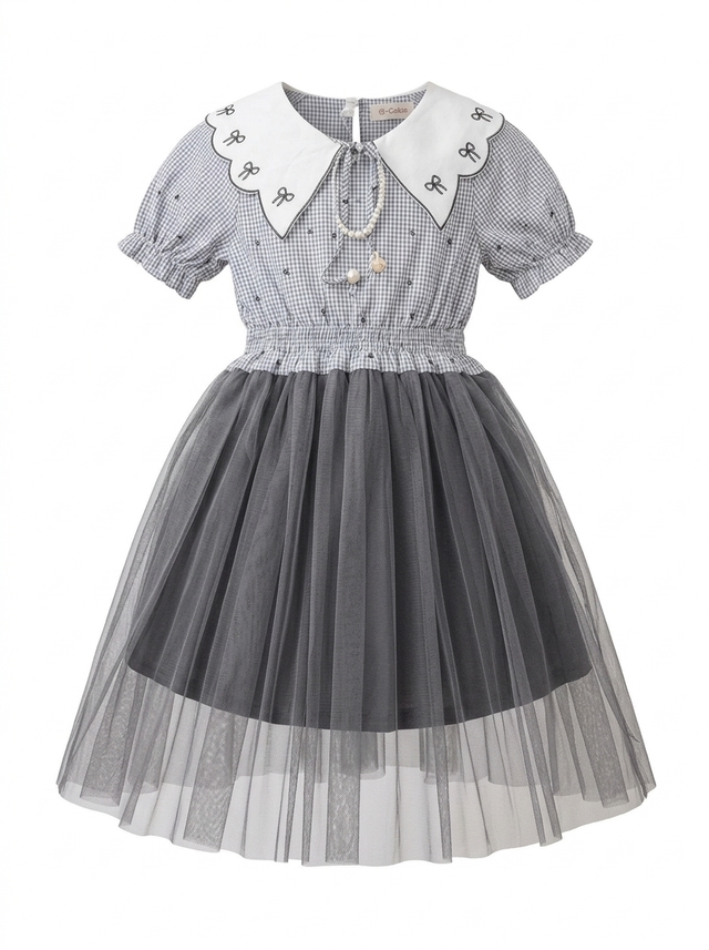 Dress Girl Mini Ribbon Pearl