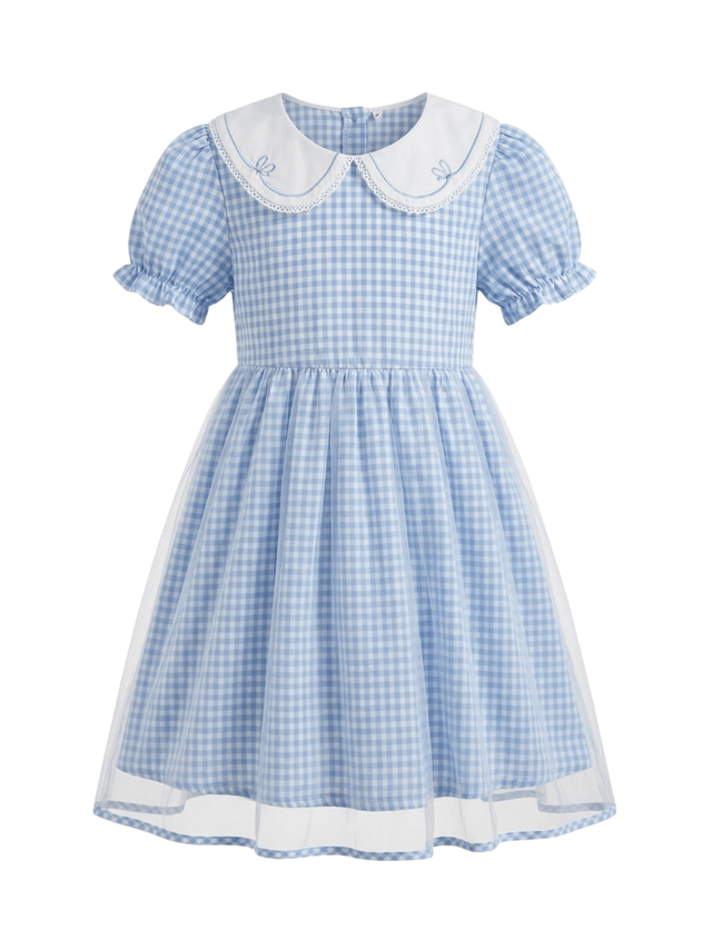 Dress Girl Plaid Grace Love