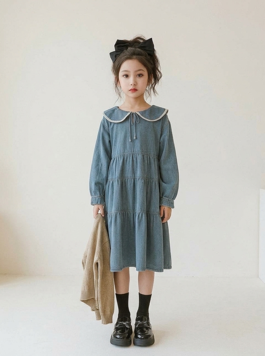 Dress Girls Blue Lace Dream Glow - Foto 1
