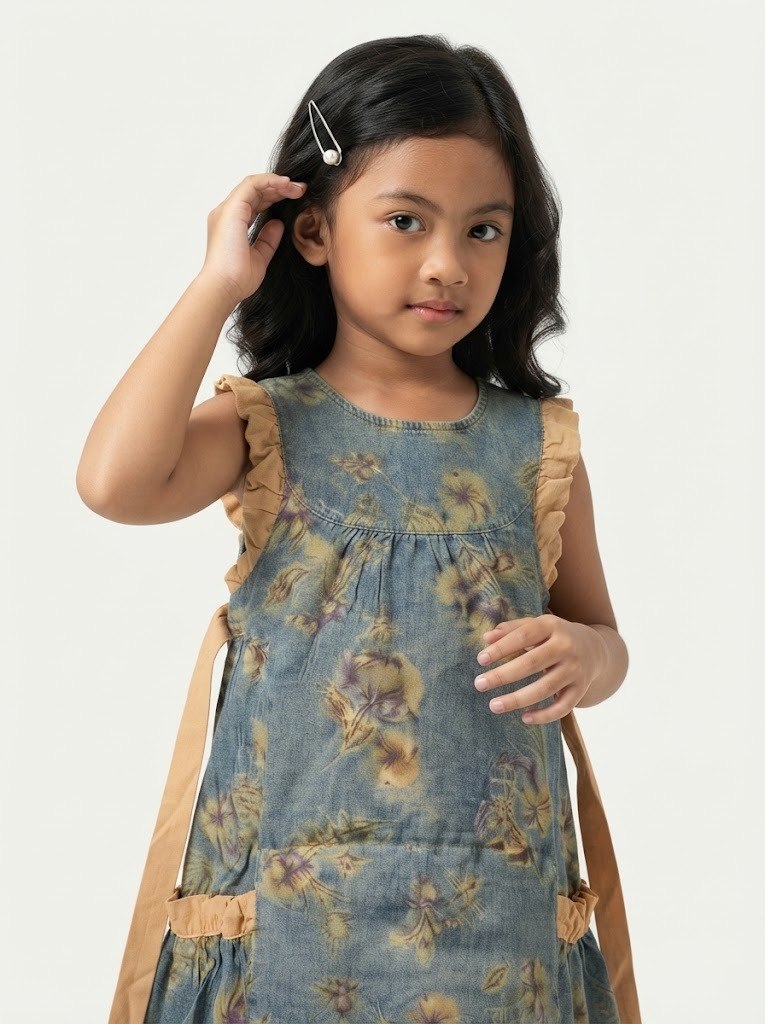 Dress Girls Cheerful Floret - Foto 2