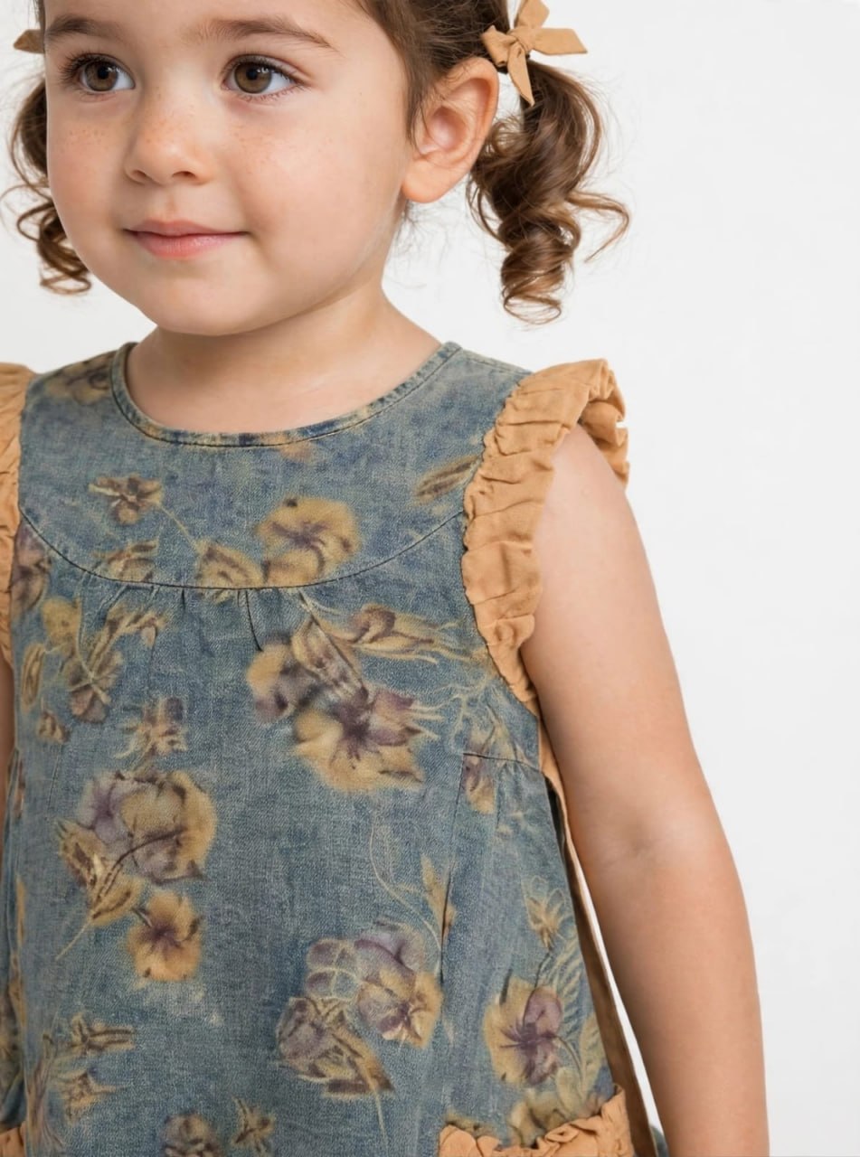 Dress Girls Cheerful Floret - Foto 3