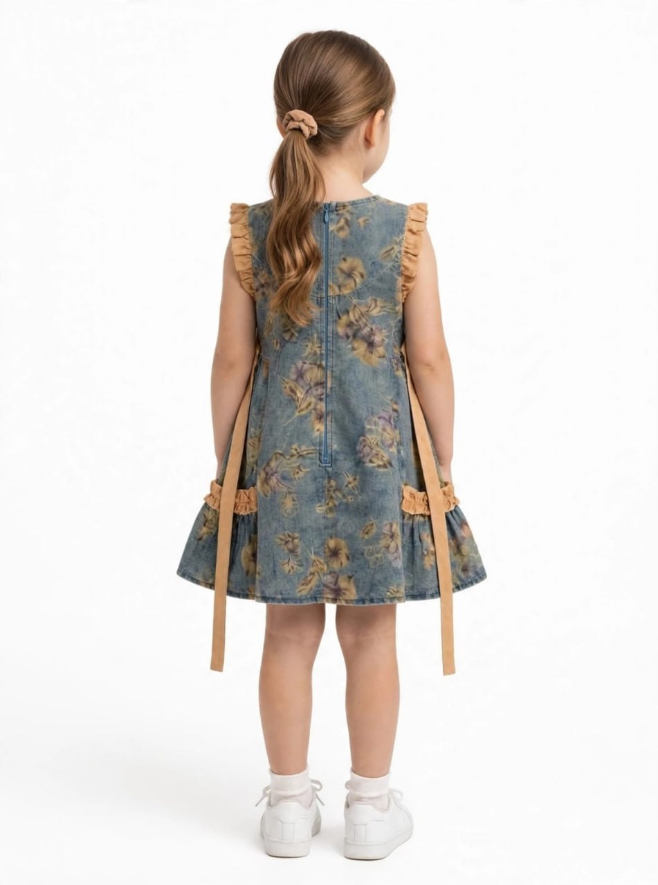 Dress Girls Cheerful Floret