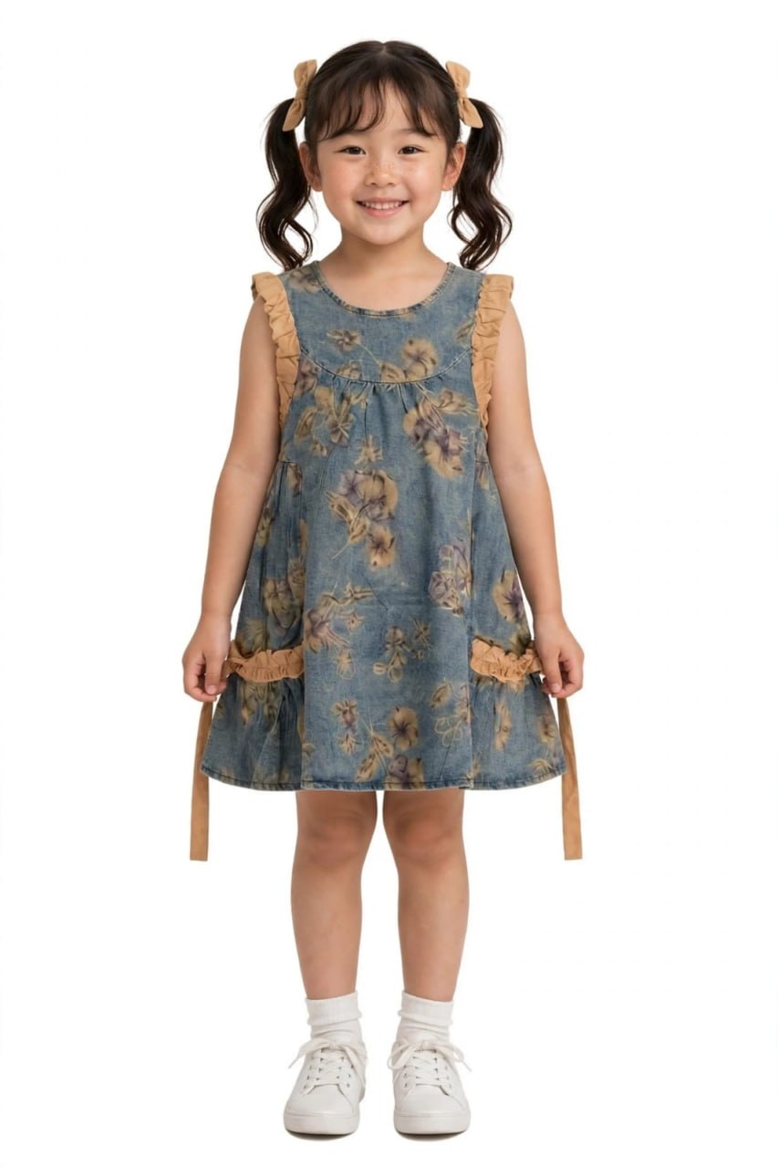 Dress Girls Cheerful Floret