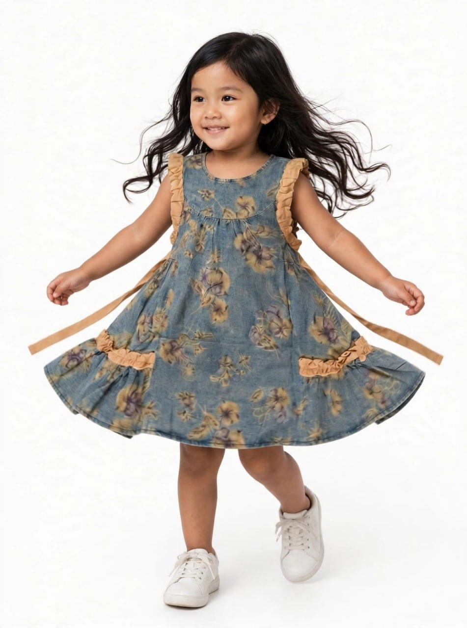Dress Girls Cheerful Floret