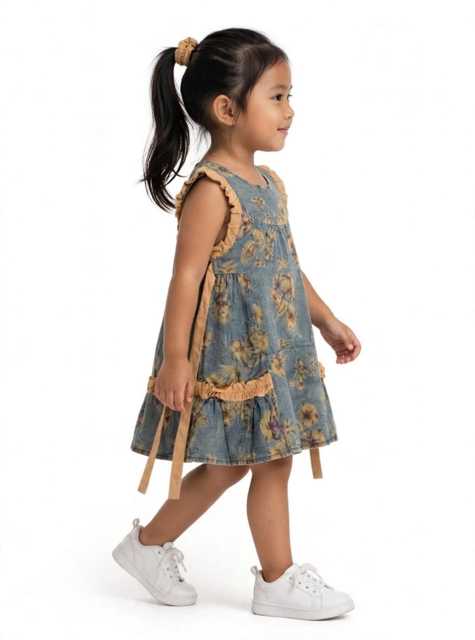 Dress Girls Cheerful Floret