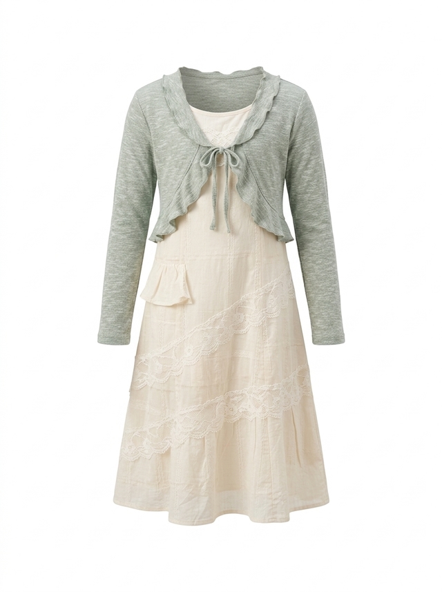Dress Girls Ethereal Ivory