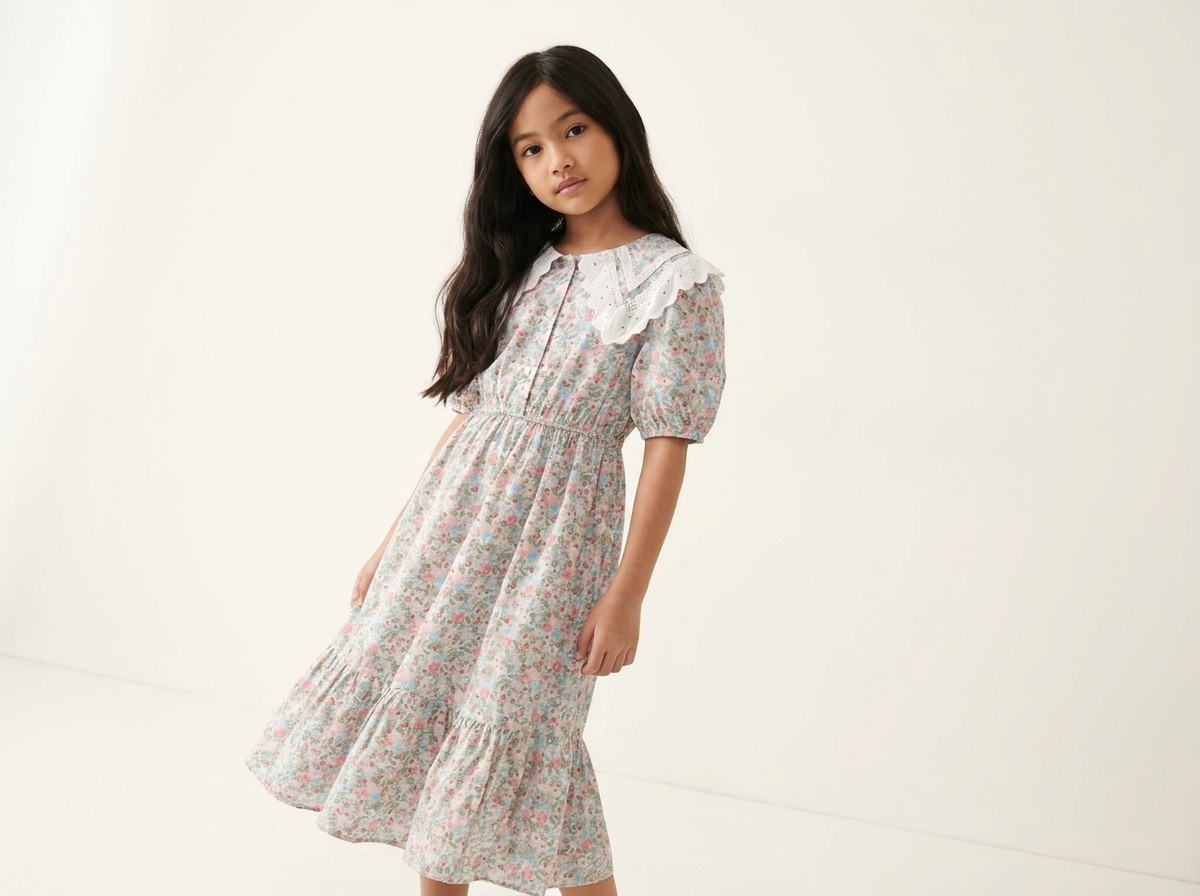 Dress Girls Floweryn Sailed