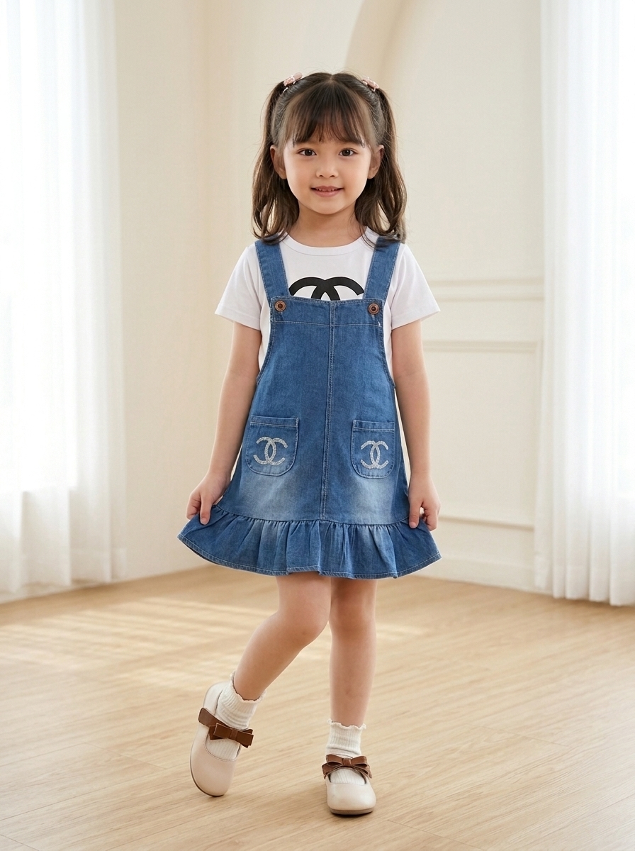 DRESS GIRLS HAWAI FAWN