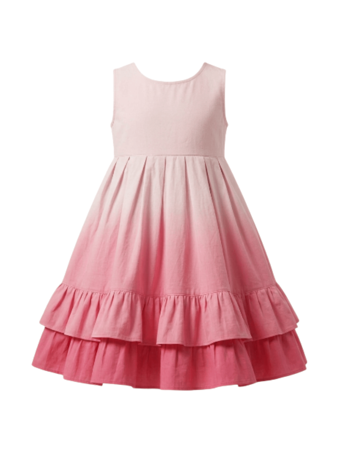 Dress Girls Linen Ombre