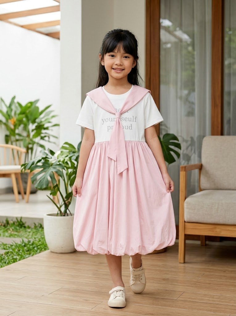 DRESS GIRLS LOVELY FLUTTER