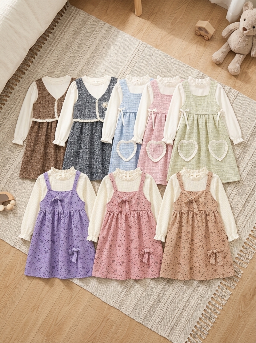 DRESS GIRLS MACARON GIGGLES