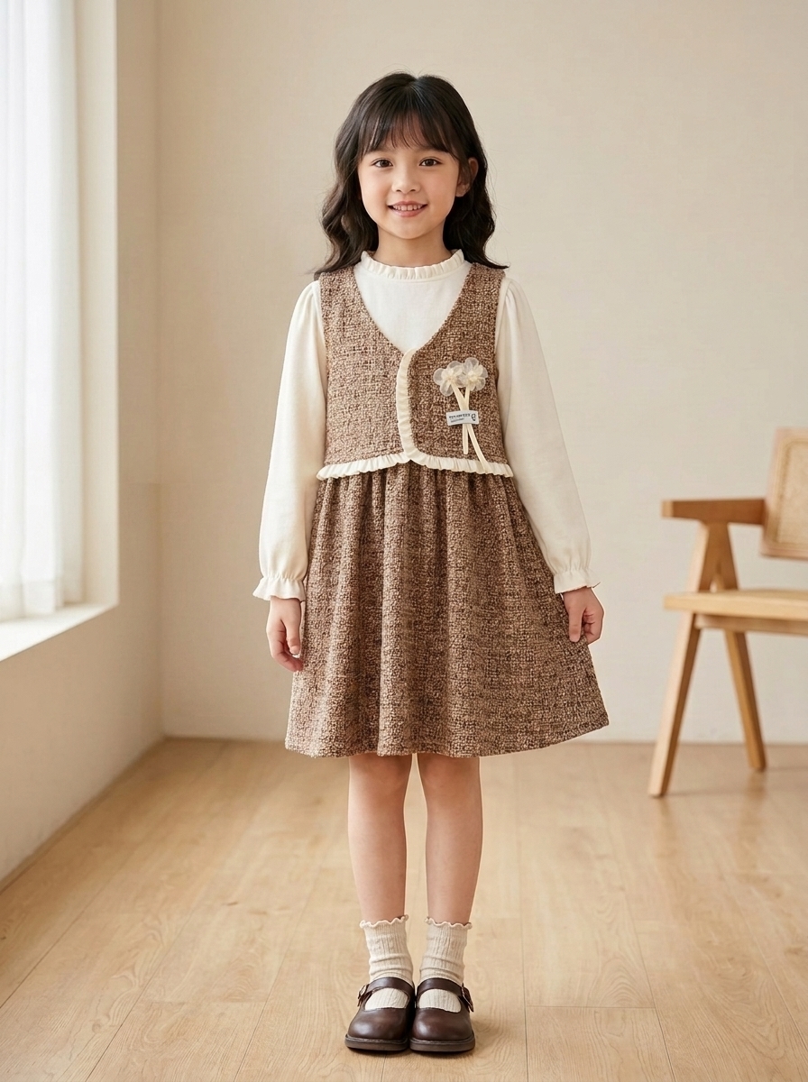 DRESS GIRLS MACARON GIGGLES