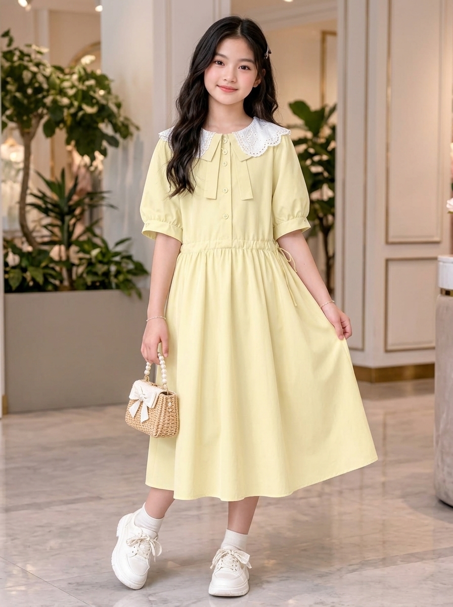 DRESS GIRLS MAPLE FAYE