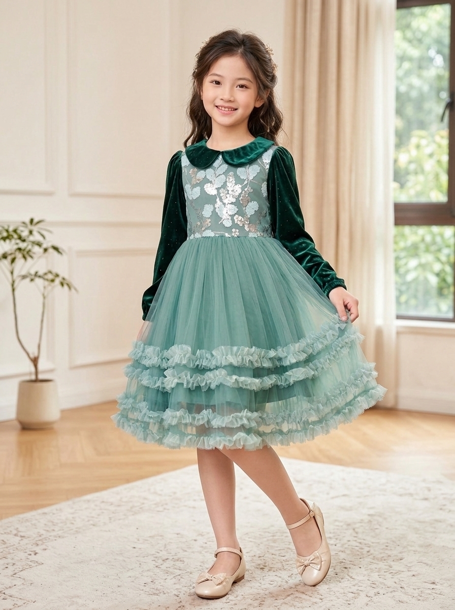 DRESS GIRLS MERMY OCEAN