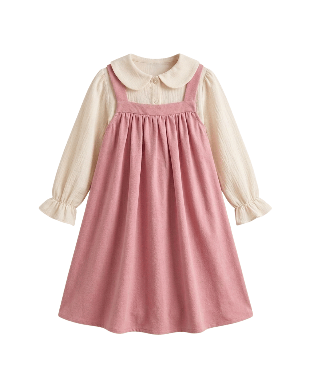 DRESS GIRLS MIELLE FAWN