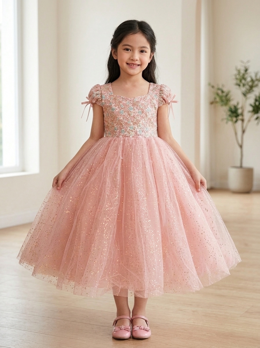 DRESS GIRLS MINNY FAWN
