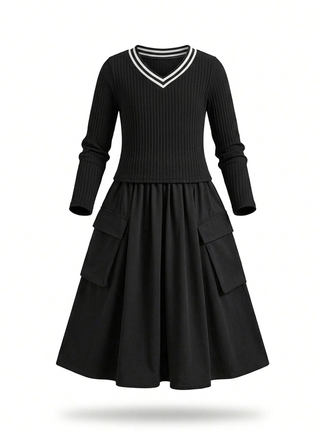 DRESS GIRLS NOIR DOTTIE β tampilan lain