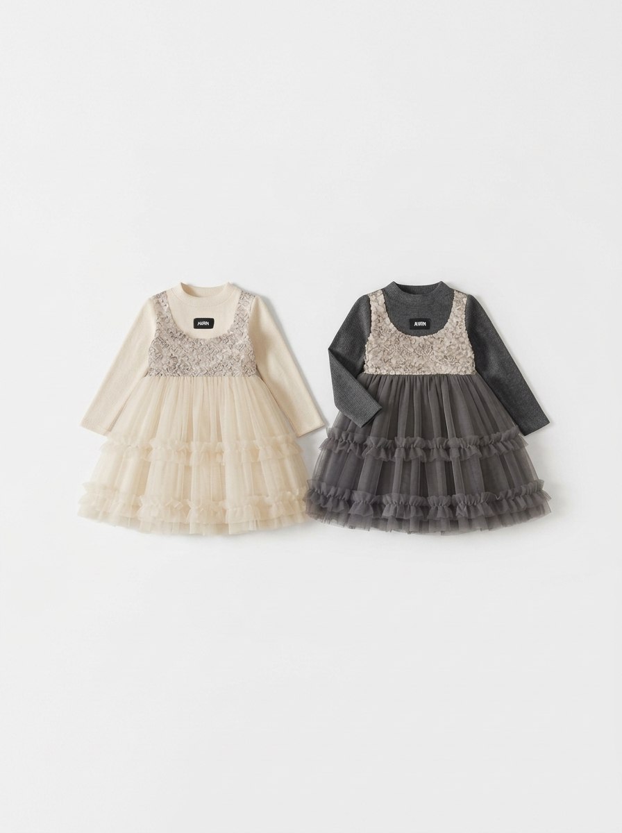 DRESS GIRLS ROSY PICNIC