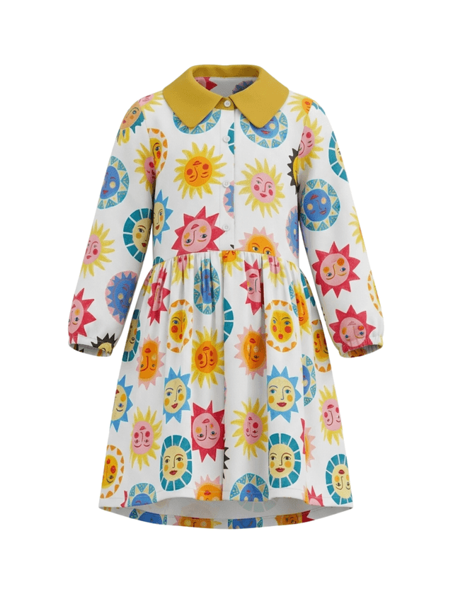 Dress Girls Sun Yellow Chips