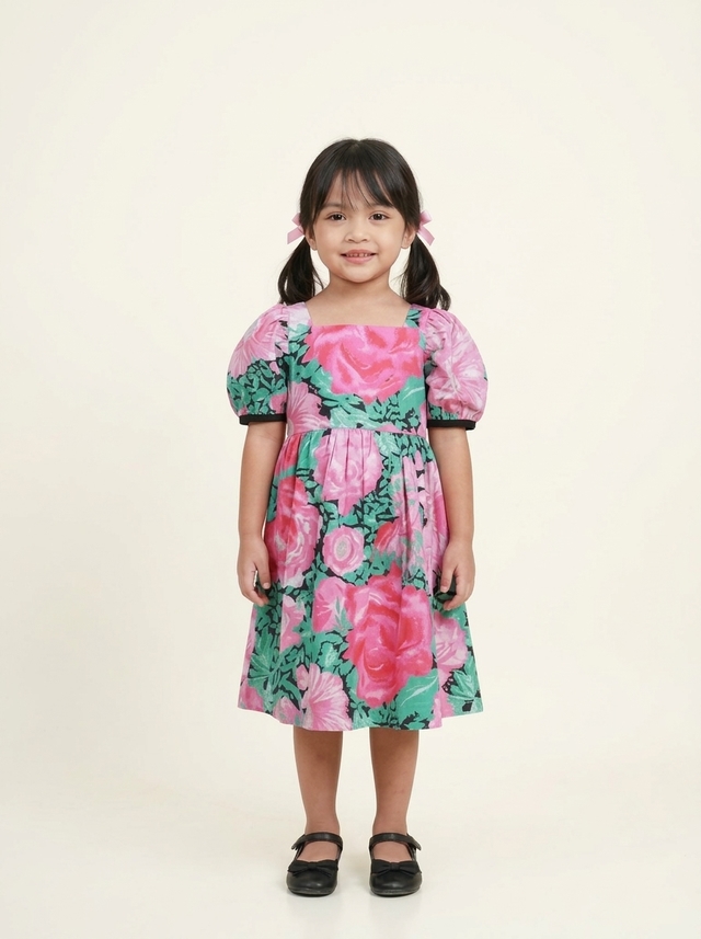 Dress Girl Twirl Berry Flow โ tampilan lain