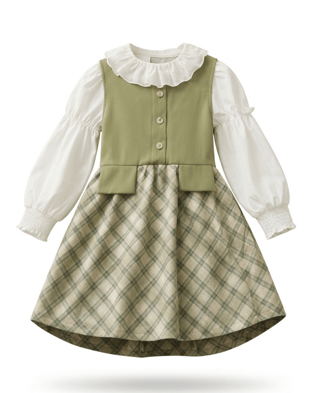 DRESS LACY SWIRL