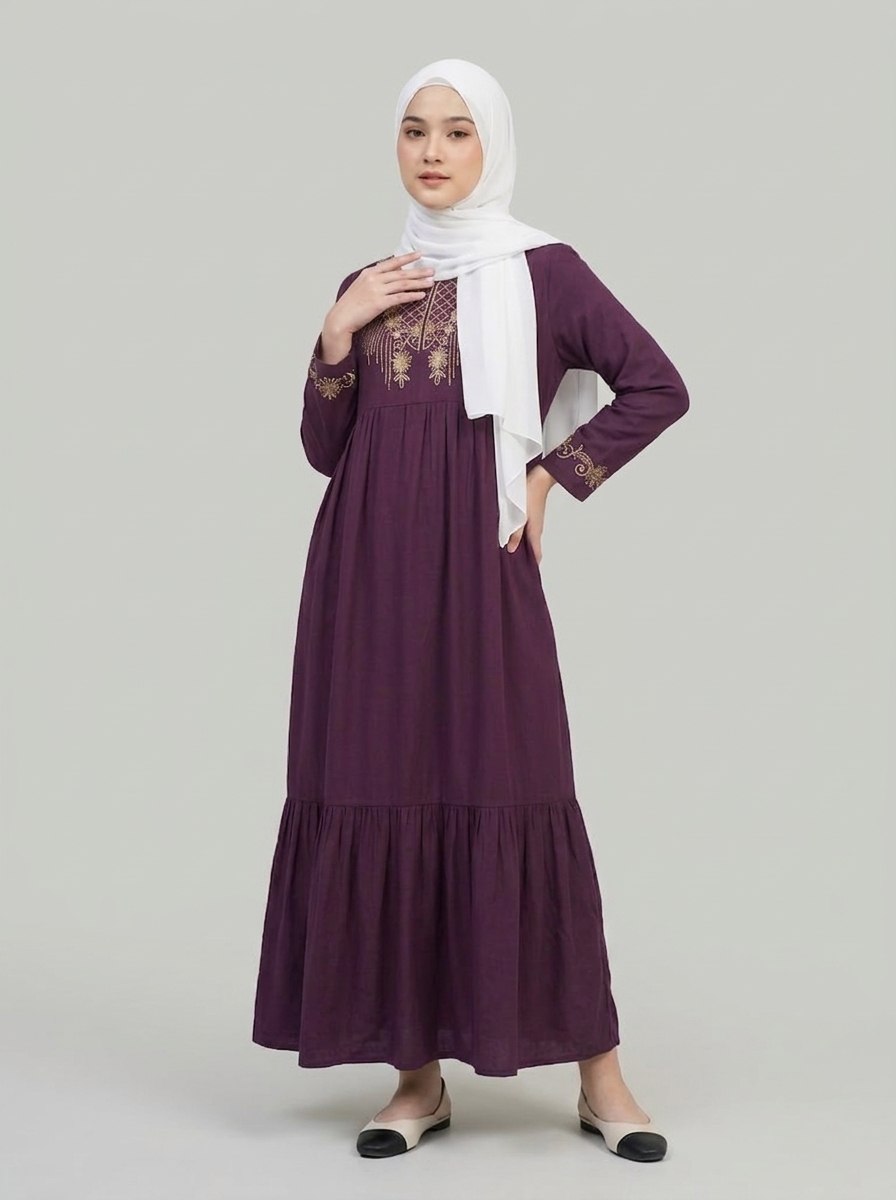 DRESS GIRLS MARBLE PETALS