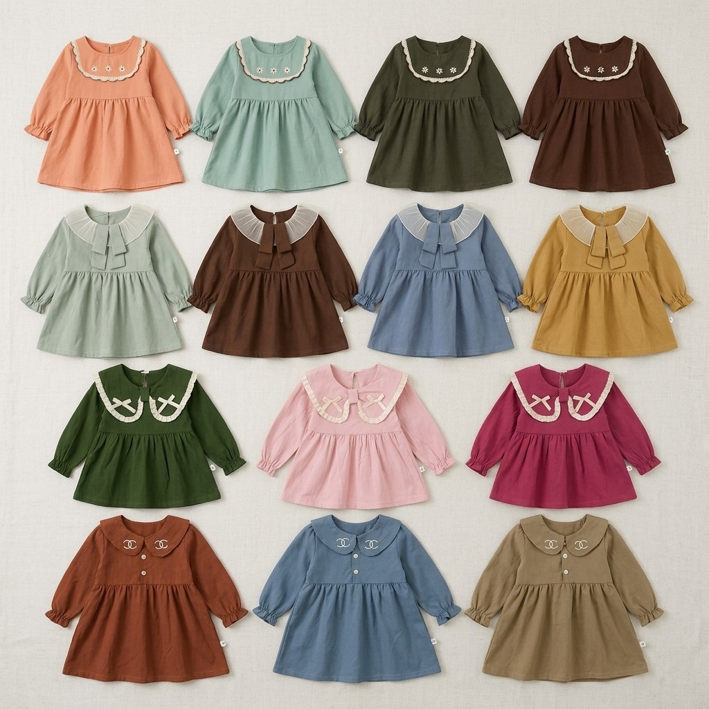 DRESS PISTACHIO PLEAT β tampilan lain