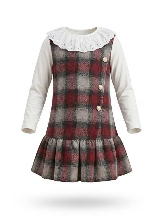 DRESS SWEETHEART RUFFLE