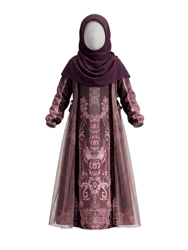 Gamis Anak Diamond Dust Ruby