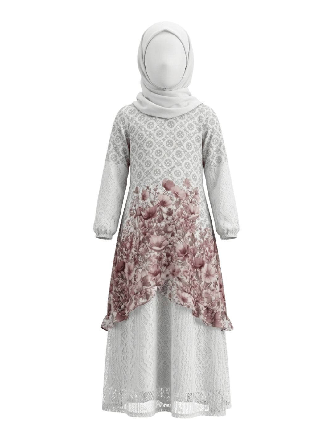 Gamis Anak Noble Botanical Divine