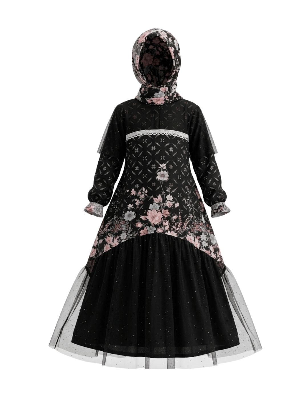 Gamis Noir Black Glams
