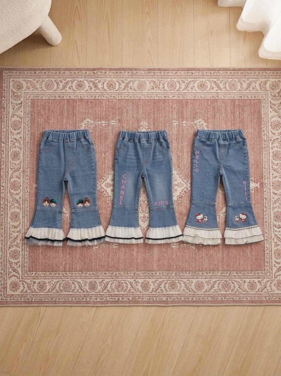 GIRLS PANTS BLUE REVIVAL JEANS - Foto 2