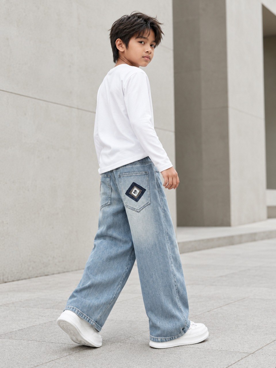 Pants Boys Street Blue Motion