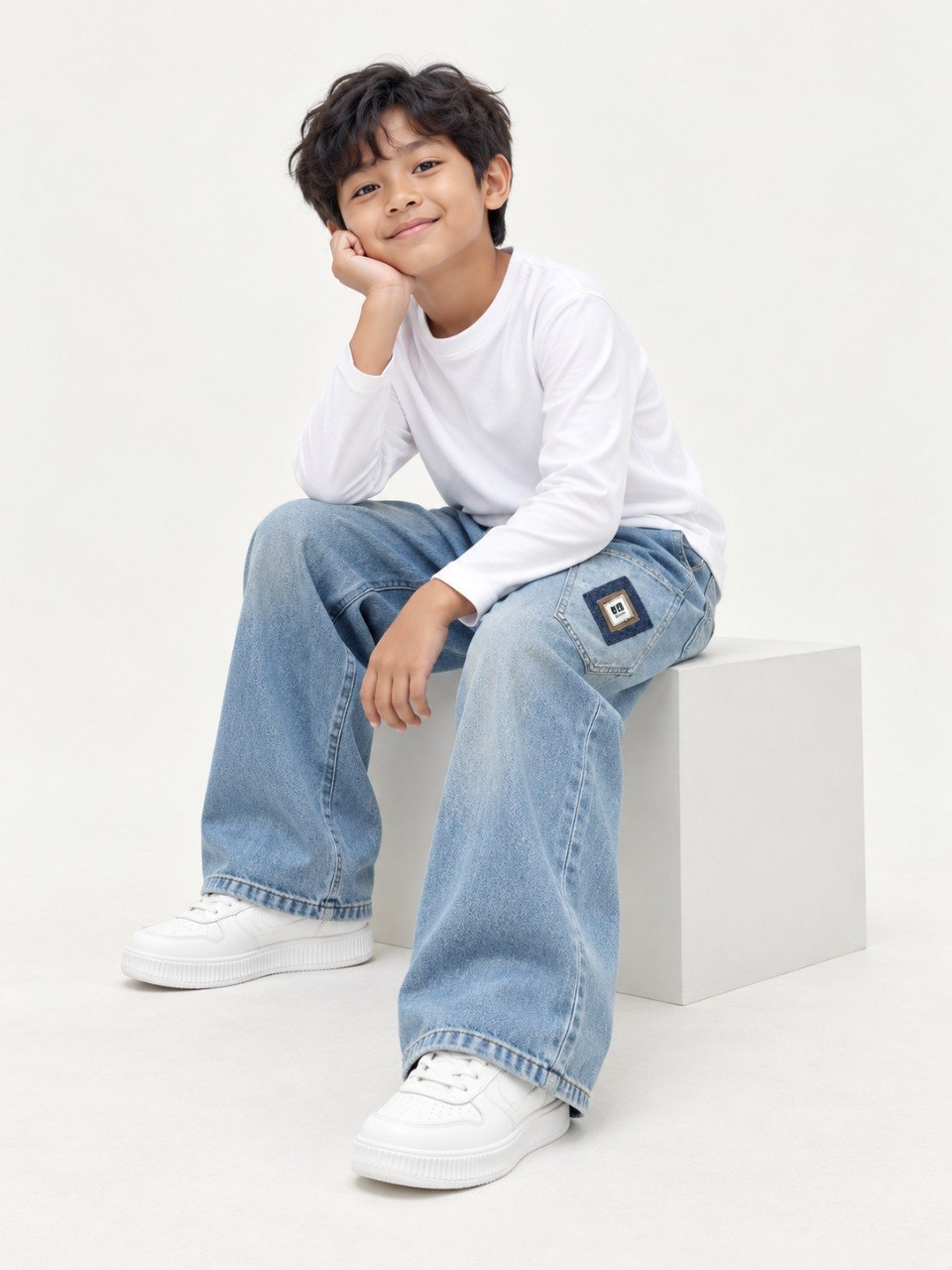 Pants Boys Street Blue Motion - Foto 4